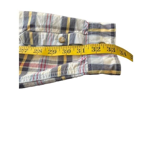 Panhandle Slim Mens Multicolor Plaid Long Sleeve Rough Stock Western Shirt XXL - Picture 10 of 12